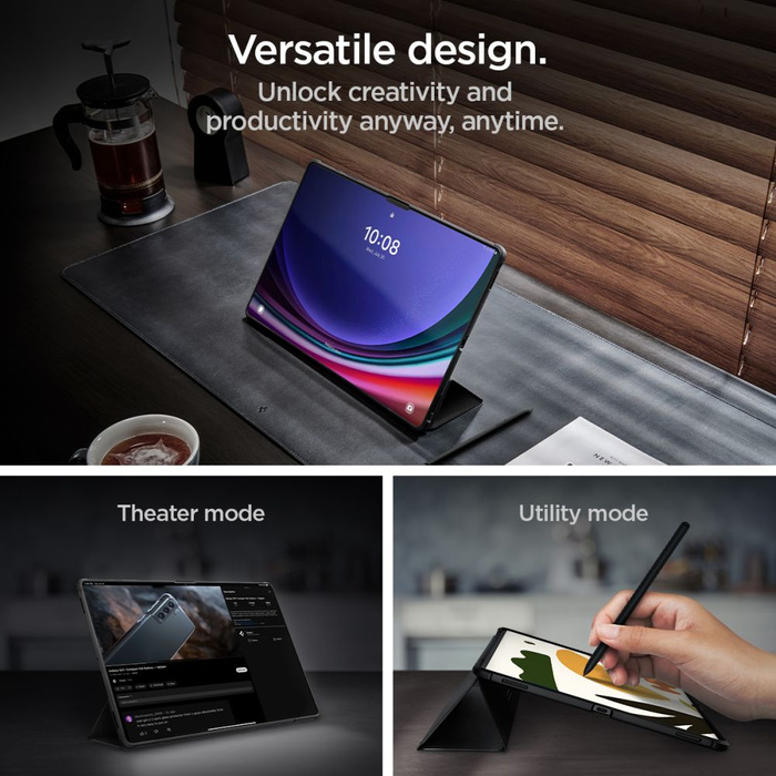 Etui Spigen Rugged Armor ”pro” Galaxy Tab S8 Ultra / Galaxy Tab S10 Ultra / Galaxy S9 Ultra 14.6 Black Case