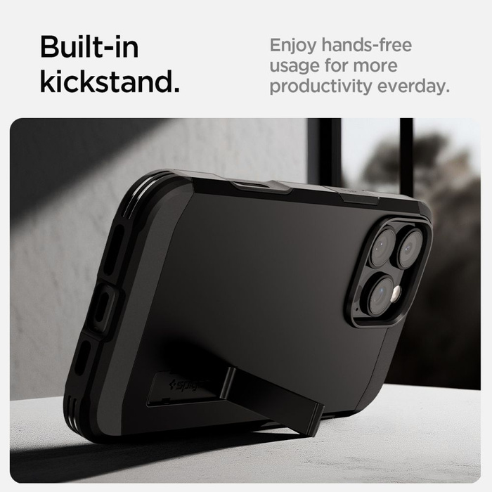 ETUI SPIGEN TOUGH ARMOR ”T” MAG MAGSAFE IPHONE 16 PRO BLACK