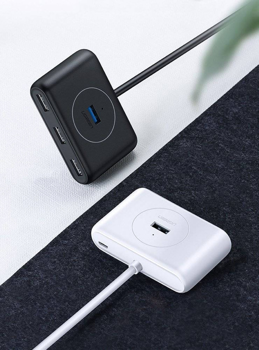 Ugreen rozdzielacz HUB 4x USB 3.2 Gen 1 (kabel 1 m) czarny (CR113 20291)
