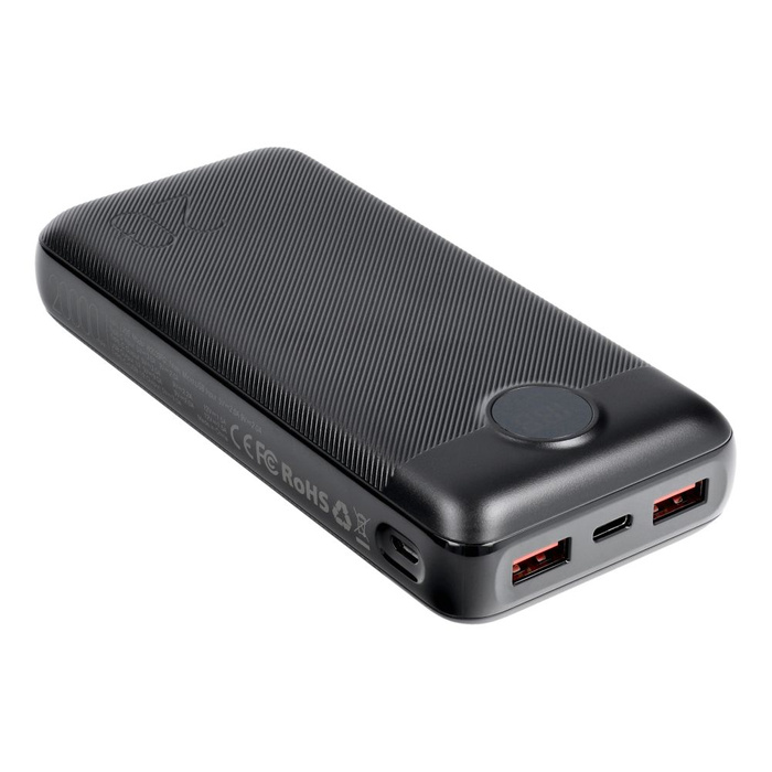 VEGER powerbank 20000 mAh PD QC3.0 2A 20W L20S (VP2039PD / W2039PD) czarny