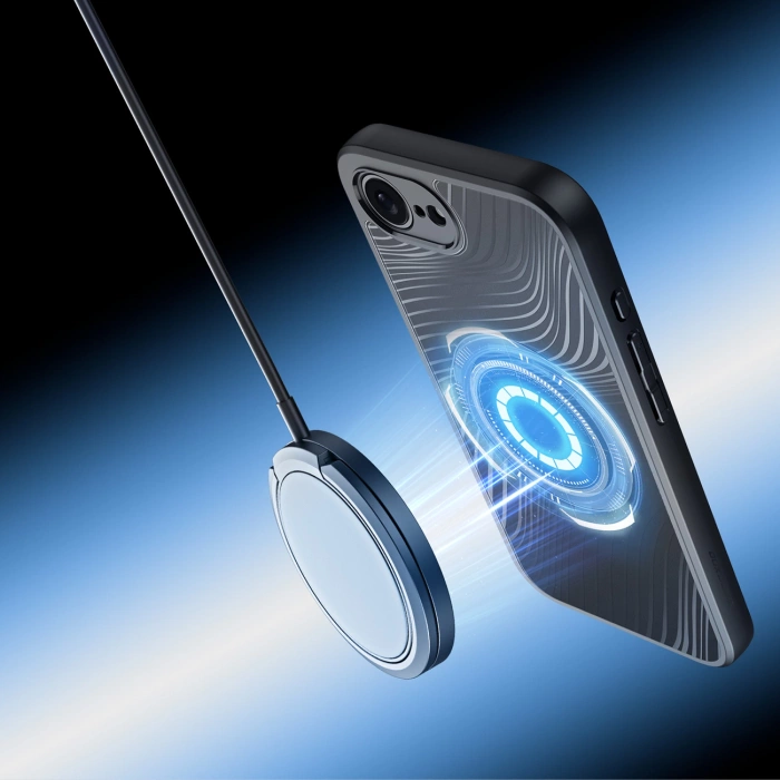 Etui Dux Ducis Aimo Mag z MagSafe na iPhone 16e - czarne