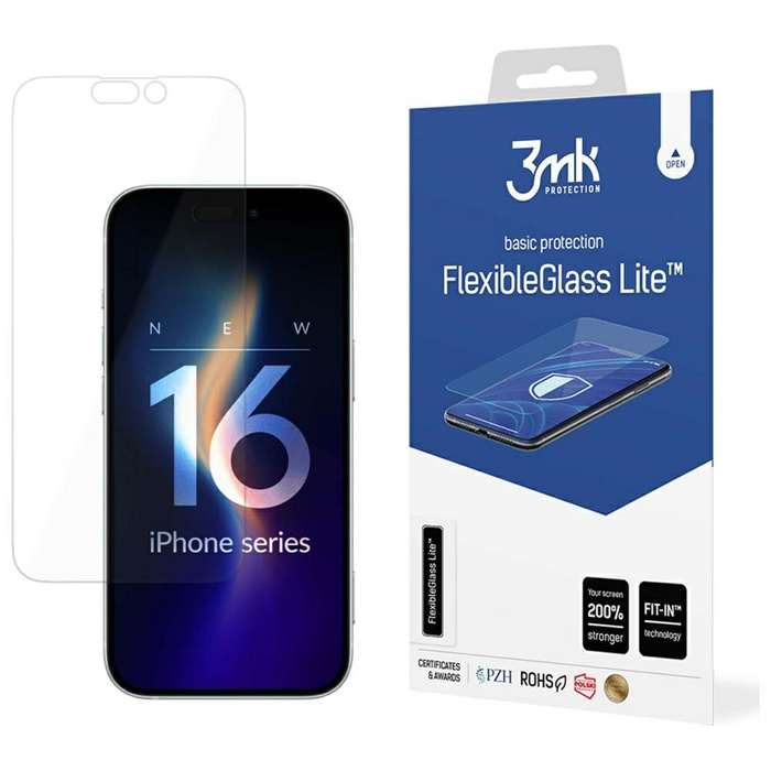 Szkło hybrydowe 3MK FlexibleGlass Lite   do Apple iPhone 16 Pro