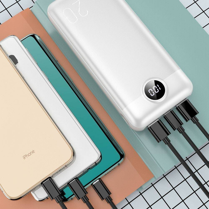VEGER powerbank 20 000 mAh PD QC3.0 2A 20W L20S (VP2039PD / W2039PD) biały