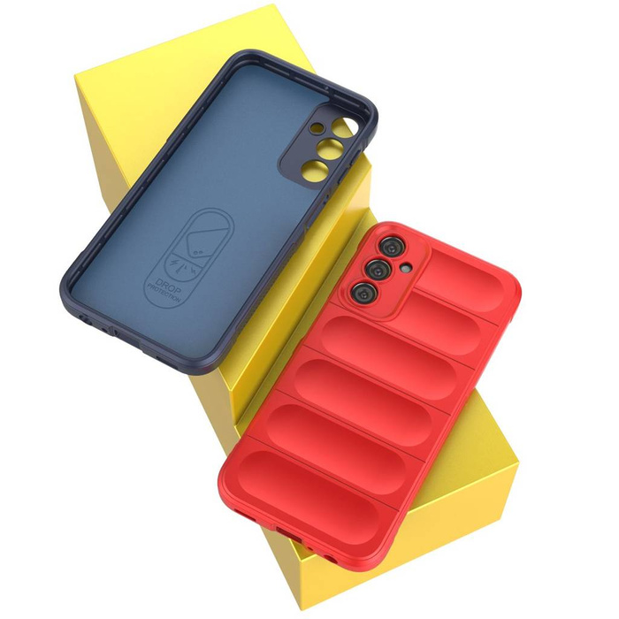 Etui Magic Shield Case etui do Samsung Galaxy A24 4G elastyczny pancerny pokrowiec burgundowe Case