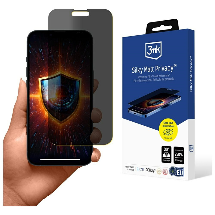 Folia prywatyzująca 3MK Silky Matt       Privacy do Apple iPhone 14 Pro Max