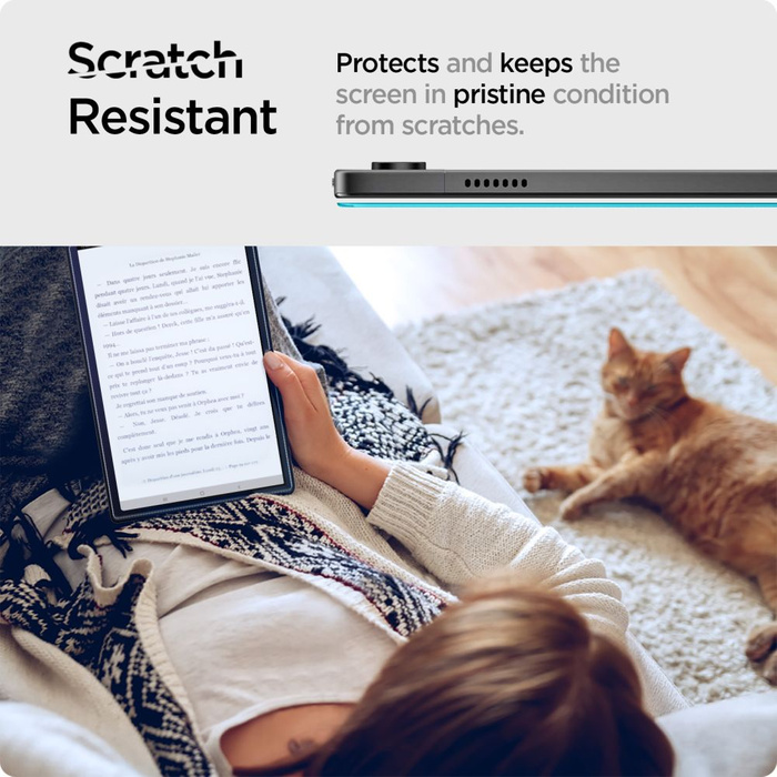 Szkło Hartowane Spigen Glas.tr Slim Samsung Galaxy Tab A9+ Plus 11.0 X210 / X215 / X216 Clear