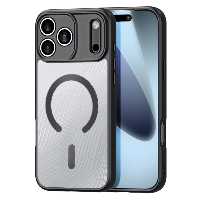 Etui Dux Ducis AIMO Mag na iPhone 17 Pro kompatybilne z MagSafe - czarne