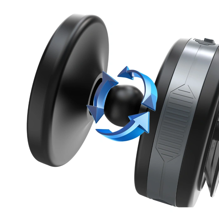 Uchwyt samochodowy Wozinsky WUSQ-01 z ładowarką Qi kompatybilny z MagSafe - czarny