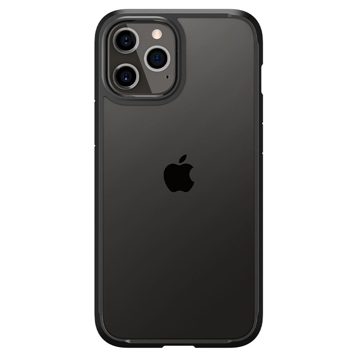 Etui SPIGEN Ultra Hybrid iPhone 12 12 Pro Matte Black Czarne Case