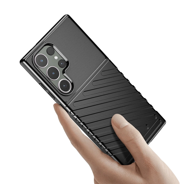 Etui Pancerne etui Thunder Case na Samsung Galaxy S24 Ultra - czarny Case