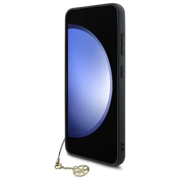 Etui Guess Samsung S24 FE brazowy/brown hardcase 4G Charms Collection