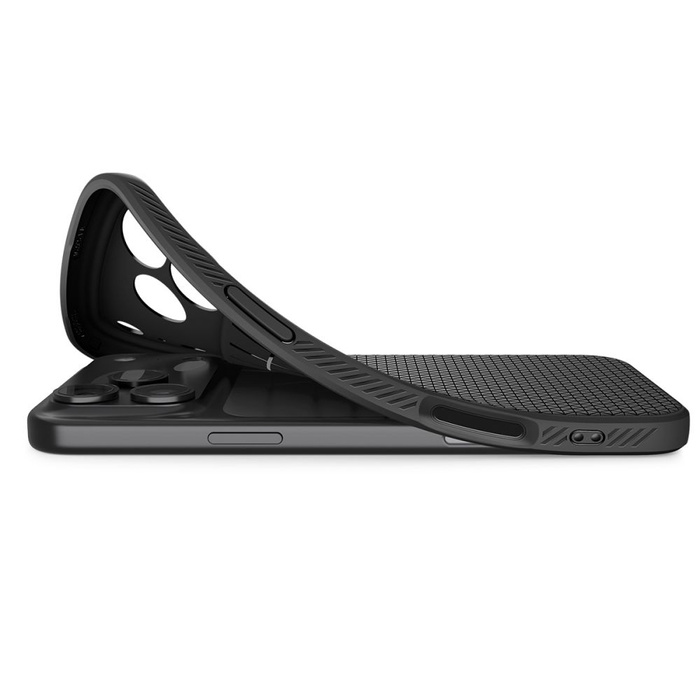 ETUI SPIGEN IPHONE 17 PRO LIQUID AIR MATTE BLACK