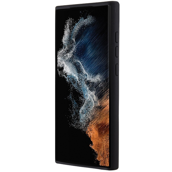 Etui Karl Lagerfeld KLHCS24LSMHCNPK S24 Ultra S928 czarny/black hardcase Silicone Choupette Metal Pin