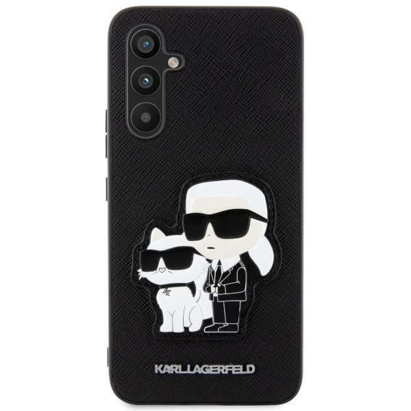 Karl Lagerfeld KLHCA34SANKCPK A34 5G A346 hardcase czarny/black Saffiano Karl & Choupette