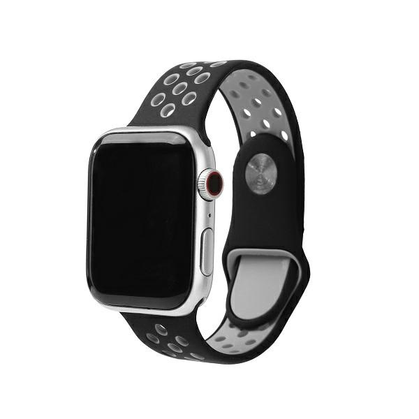 Beline pasek Apple Watch Sport Silicone38/40/41mm czarno-szary black/gray