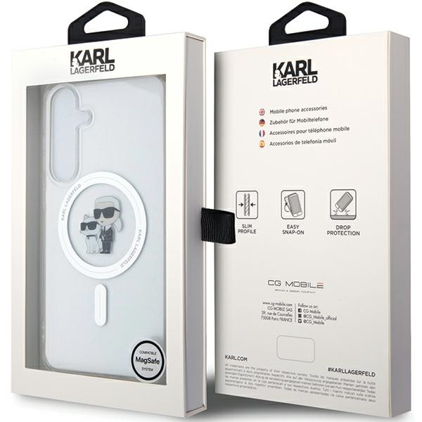 Etui Karl Lagerfeld KLHMS24MHGKCNOT Samsung Galaxy S24 Plus S926 transparent hardcase IML Karl&Choupette MagSafe Case
