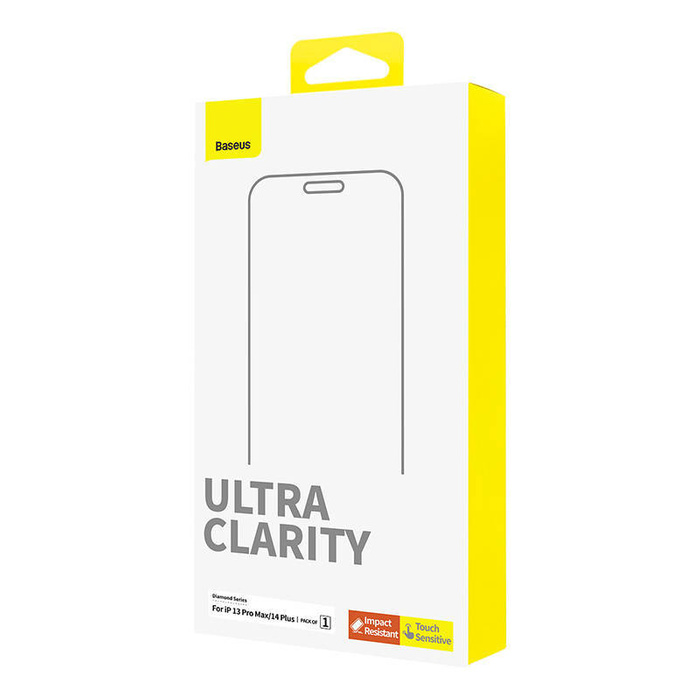 Szkło hartowane do iPhone 13 / 13 Pro / 14  Baseus OS Diamond Series HD (Przezroczysty)