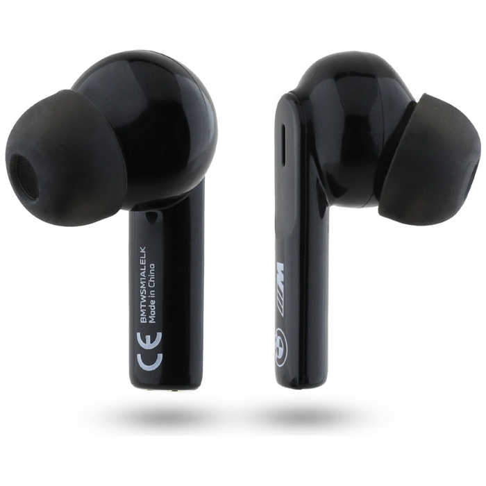 Słuchawki Bluetooth TWS BMW M Metal M    Logo Print ANC-ENC czarny