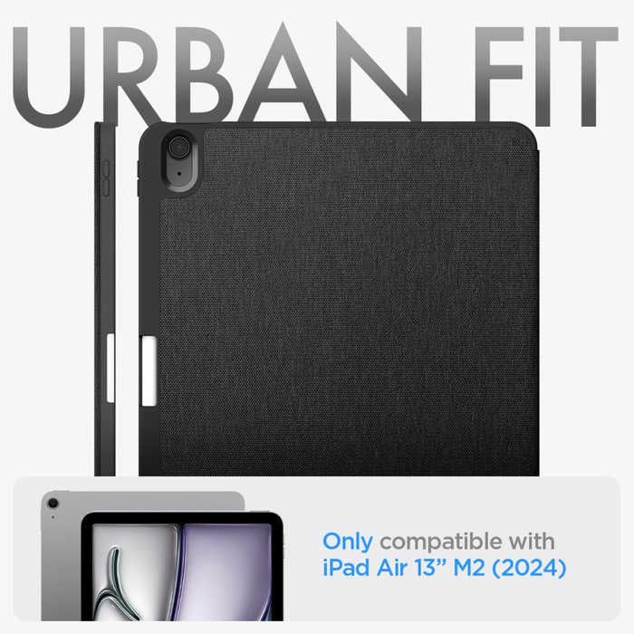 ETUI SPIGEN URBAN FIT IPAD AIR 13 2024 BLACK