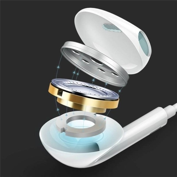 Słuchawki Stereo USAMS Jack 3,5mm Biały