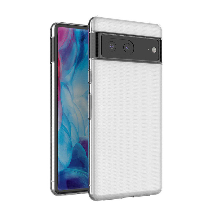 Etui Ultra Clear 0.5mm etui do Google Pixel 7a cienki pokrowiec przezroczyste Case