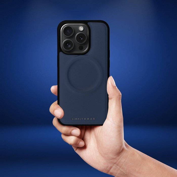ROAR futerał MAG MORNING do IPHONE 15 Plus Granatowy