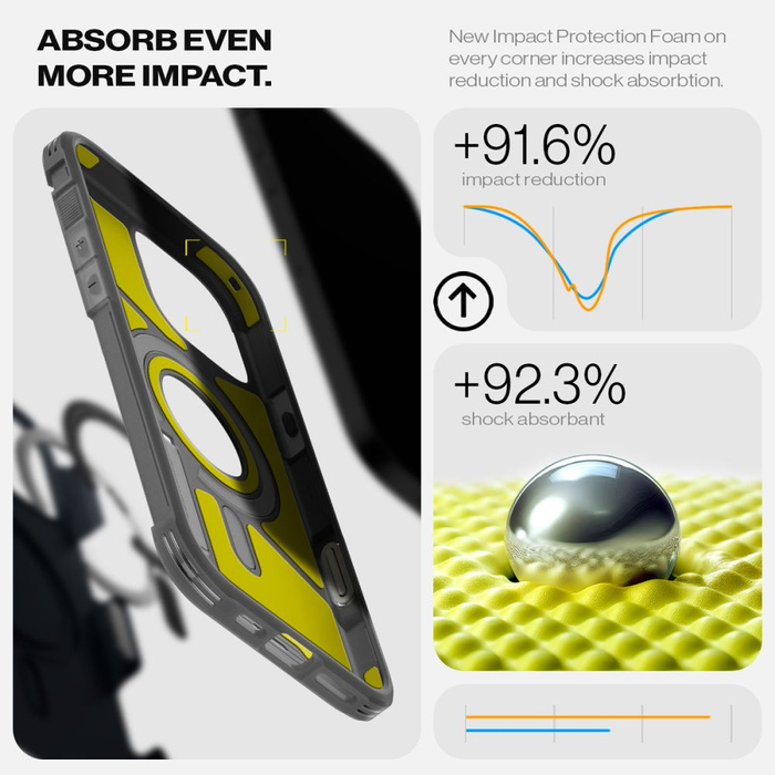 ETUI SPIGEN IPHONE 16 PRO TOUGH ARMOR ”T” MAG MAGSAFE FROST BLACK