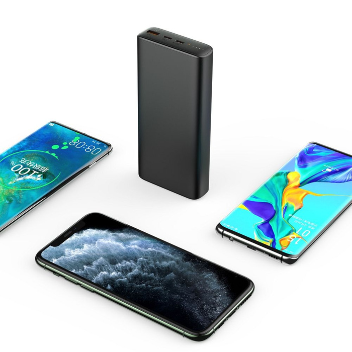 Powerbank Veger T100 (W2032C-100) PD QC3.0 5A 100W 20000 mAh czarny