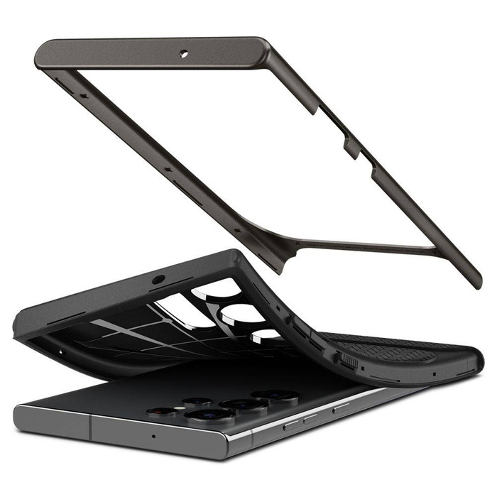 Etui Spigen Neo Hybrid Galaxy S23 Ultra Gunmetal Case