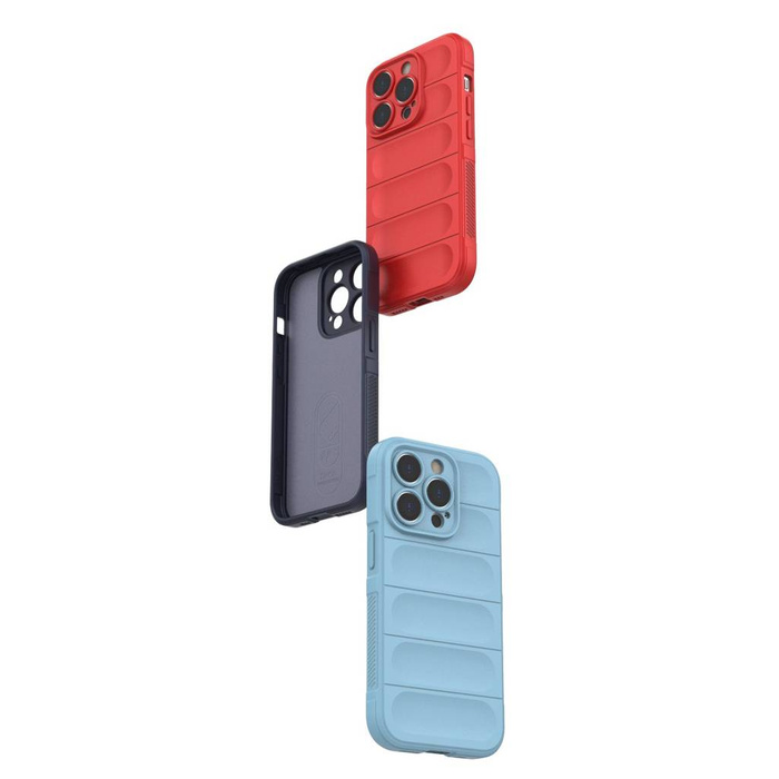 Etui Magic Shield Case Etui Do iPhone 14 Pro Elastyczny Pancerny Pokrowiec Burgundowy Case