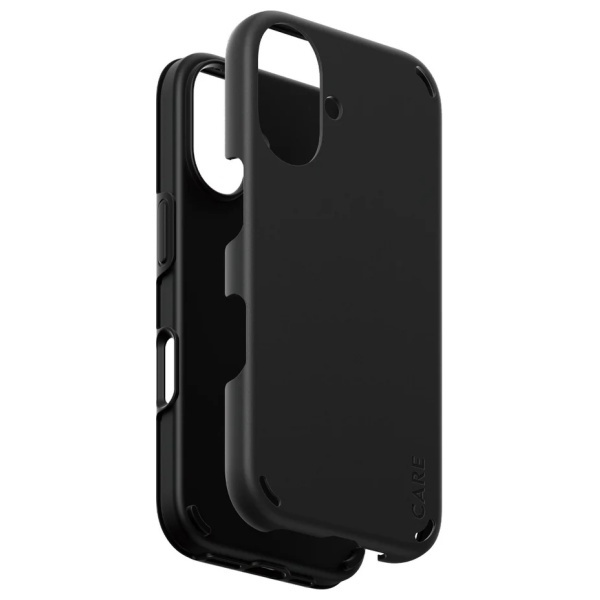 Etui CARE by PanzerGlass Feature Double  Defense Case iPhone 16 6.1" czarny/black 1333