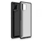 Etui TECH-PROTECT Galaxy A42 5G Hybridshell Frost Black Czarne Case