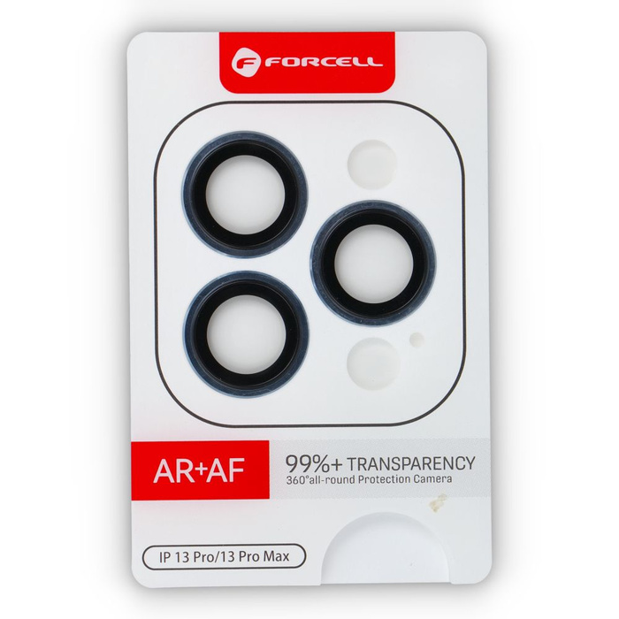 Szkło hartowane na aparat do iPhone 13 Pro / 13 Pro Max Forcell Premium górski błękit