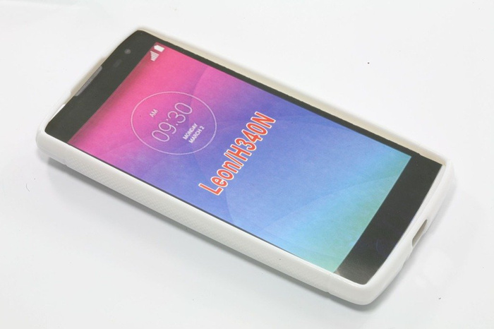 Pokrowiec S-Line LG Leon H340N Biały Etui Silikon