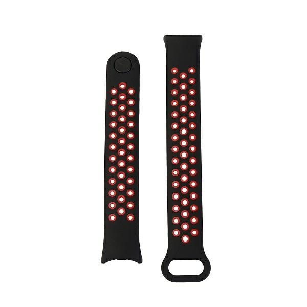 Beline pasek Mi Band 9/8 designczarno-czerwony /black-red