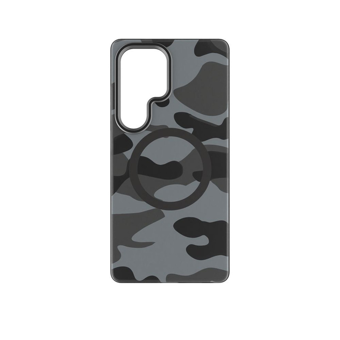 Etui na Samsung S25 ULTRA Forcell F-Protect Levels Dual Layer 4D technology zgodny z MagSafe Military Drop-Test black camo