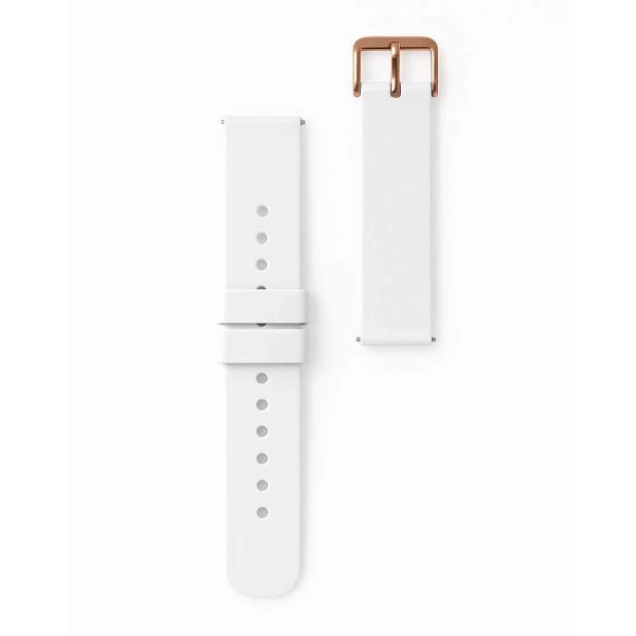 Pasek silikonowy do Huawei Watch GT2 / GT3 42mm - biały