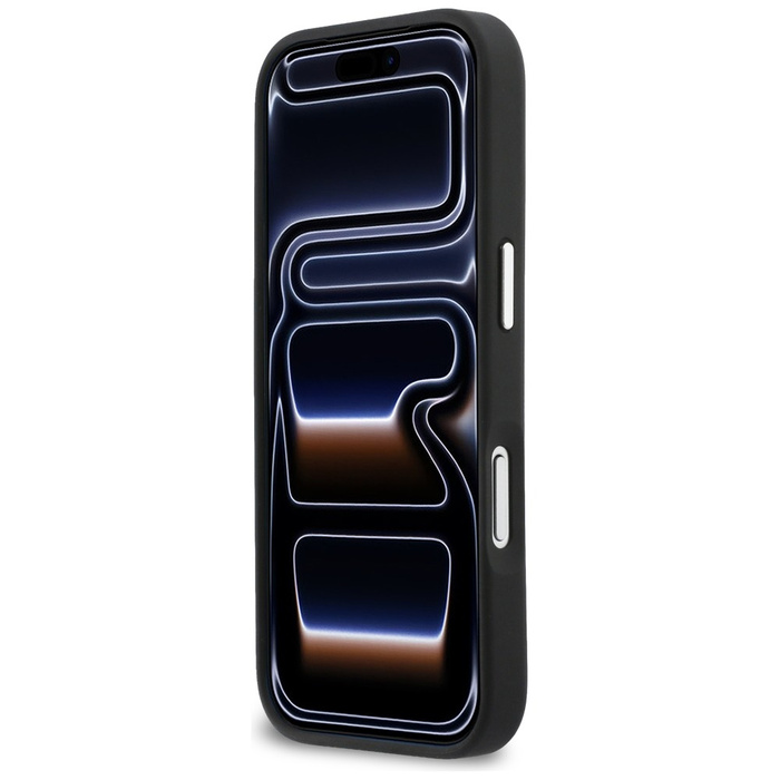 Etui Karl Lagerfeld IML Glitter KL       Diamond Logo do iPhone 17 Pro czarny