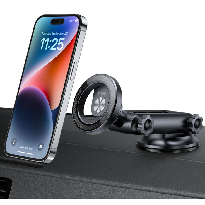 UCHWYT TECH-PROTECT N53 MAGNETIC MAGSAFE DASHBOARD CAR MOUNT BLACK