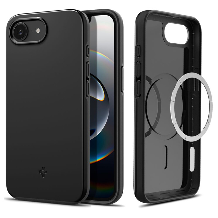 ETUI SPIGEN IPHONE 16E THIN FIT MAG MAGSAFE CZARNE