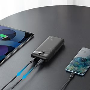 VEGER powerbank 20000 mAh PD QC3.0 2A 20W L20S (VP2039PD / W2039PD) czarny