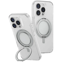 Etui UNIQ Swivix do iPhone 16 Pro 360 Rotating Kickstand przezroczysty