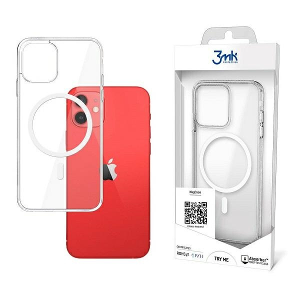 Etui 3MK Apple iPhone 12 Mini Bezbarwny MagCase