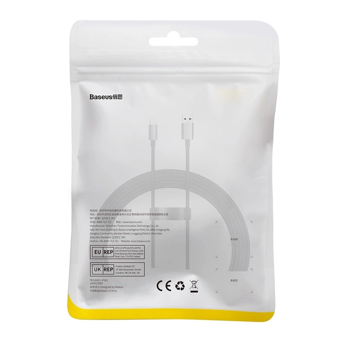 Kabel USB do USB-C Baseus Superior 100W 1,5m (czarny)