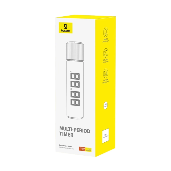 BASEUS zegarek elektroniczny magnetyczny (odlicznik) Heyo czarny L60448003111-00