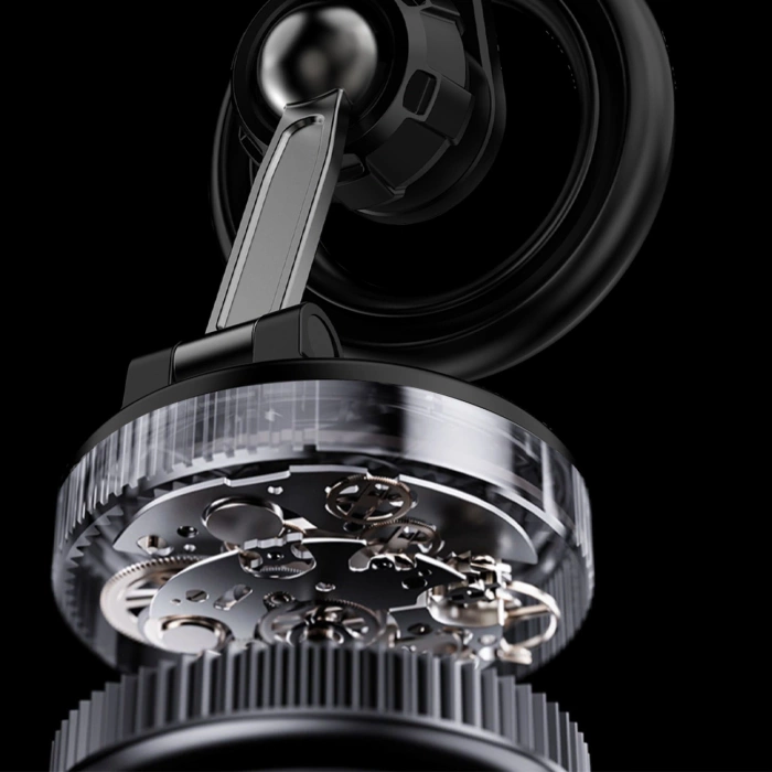 Uchwyt samochodowy Dudao F24X kompatybilny z MagSafe z przyssawką - czarny