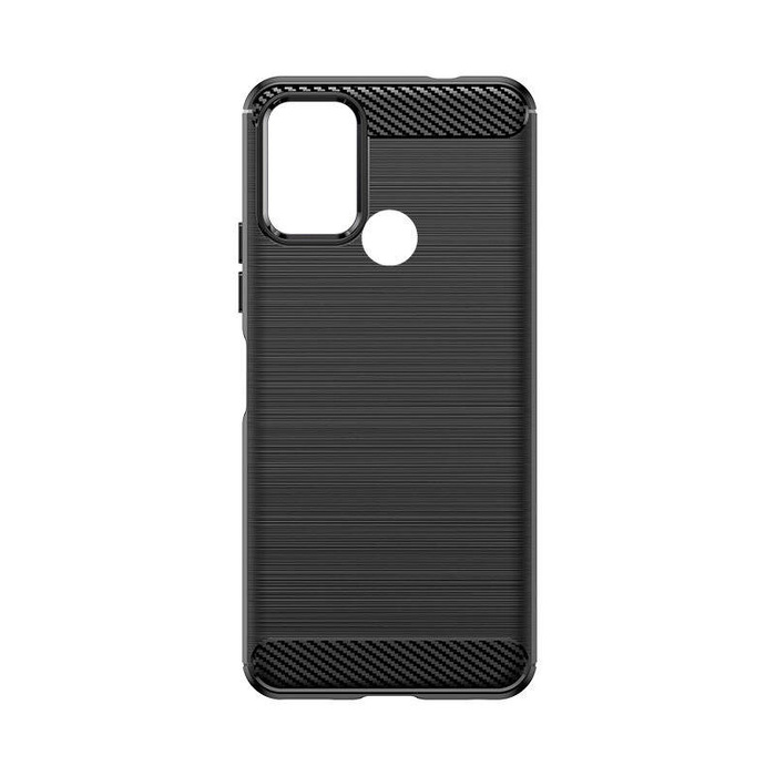 Etui silikonowe Carbon Case do Nokia C22 - czarne
