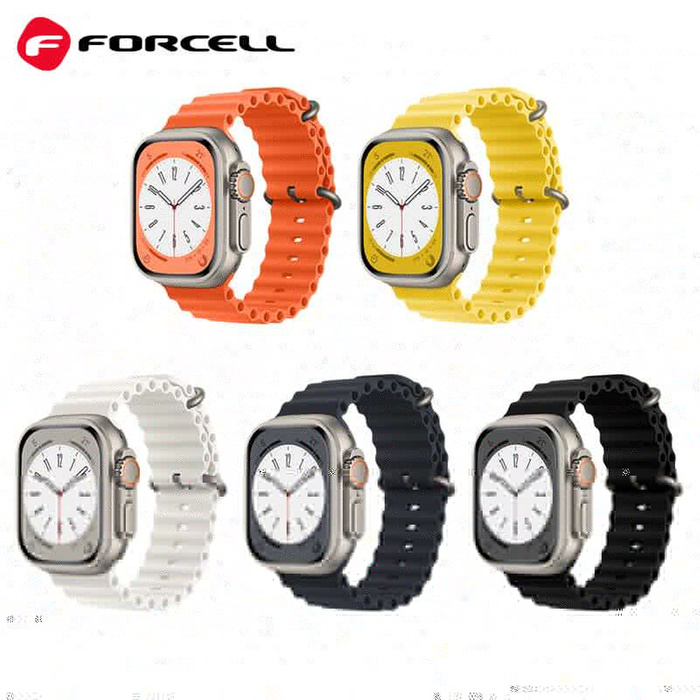Pasek do Apple Watch Forcell F-Design FA12 dziurki silikon 38 / 40 / 41 mm niebieski