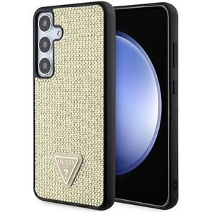 Etui Guess GUHCS24SHDGPPD S24 S921 złoty/gold hardcase Rhinestone Triangle Case