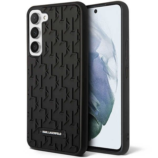 Etui Karl Lagerfeld Monogram 3d Pattern - Etui Samsung Galaxy S23 Plus (czarny) Case